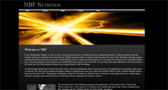 Desktop Screenshot of nbfnutrition.webstarts.com