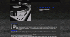 Desktop Screenshot of centerstagedjs.webstarts.com