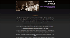 Desktop Screenshot of gabbyshideout.webstarts.com