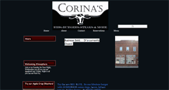 Desktop Screenshot of corinascafe.webstarts.com