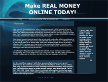 Tablet Screenshot of makerealmoneyathome.webstarts.com