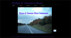 Desktop Screenshot of middleonowheremusic.webstarts.com