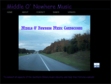 Tablet Screenshot of middleonowheremusic.webstarts.com