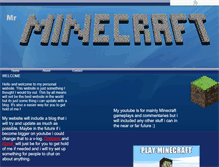 Tablet Screenshot of mrminecraft.webstarts.com