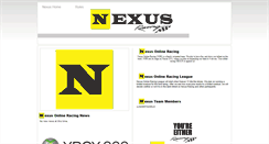 Desktop Screenshot of nexusonlineracing.webstarts.com