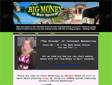 Tablet Screenshot of bigmoneyinmail.webstarts.com
