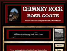 Tablet Screenshot of chimneyrockboergoats.webstarts.com