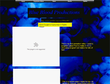 Tablet Screenshot of bluebloodproductions.webstarts.com