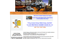 Desktop Screenshot of centraltowing-cleveland.webstarts.com