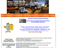 Tablet Screenshot of centraltowing-cleveland.webstarts.com