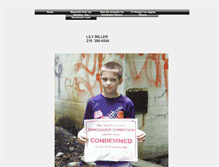 Tablet Screenshot of lilymiller.webstarts.com