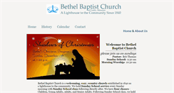 Desktop Screenshot of bethelbc.webstarts.com