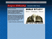 Tablet Screenshot of imaginefellowship.webstarts.com