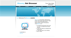 Desktop Screenshot of bloomynetbrowser.webstarts.com