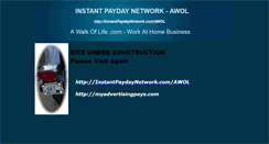 Desktop Screenshot of instantpaydaynetwork-awol.webstarts.com