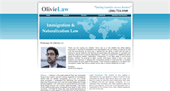 Desktop Screenshot of olivielaw.webstarts.com