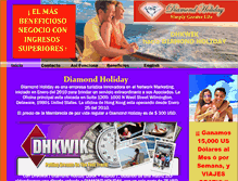 Tablet Screenshot of diamondholiday.webstarts.com