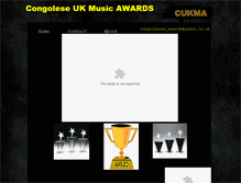 Tablet Screenshot of congoleseukmusicawards.webstarts.com