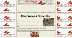 Desktop Screenshot of elparaisomexicanrestaurant.webstarts.com