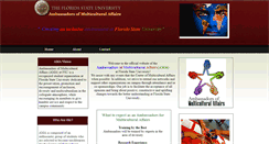 Desktop Screenshot of fsuambassadors.webstarts.com