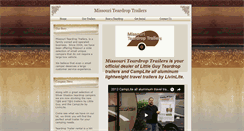 Desktop Screenshot of missouriteardroptrailers.webstarts.com