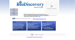 Desktop Screenshot of biodiscovery.webstarts.com