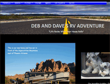 Tablet Screenshot of debdavervadventure.webstarts.com