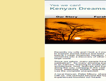 Tablet Screenshot of kenyandreams.webstarts.com