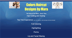 Desktop Screenshot of colorshaircutdesignsbymara.webstarts.com