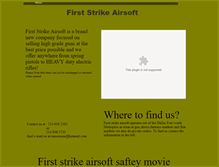 Tablet Screenshot of firststrikeairsoft.webstarts.com