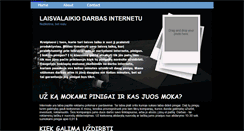 Desktop Screenshot of laisvalaikiodarbasinternetu.webstarts.com