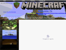Tablet Screenshot of minecraft-fansite.webstarts.com