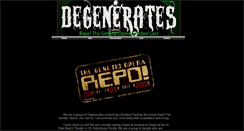 Desktop Screenshot of degenerates.webstarts.com