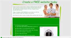 Desktop Screenshot of createafreewebsite.webstarts.com