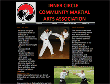 Tablet Screenshot of innercirclemartialarts.webstarts.com