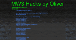 Desktop Screenshot of mw3wiihacksbyoliver.webstarts.com