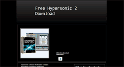 Desktop Screenshot of hypersonic2free.webstarts.com