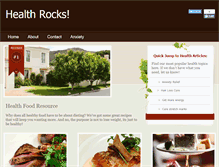 Tablet Screenshot of healthrocks.webstarts.com