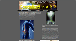 Desktop Screenshot of cerretochiropractic.webstarts.com