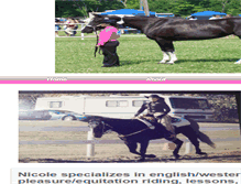Tablet Screenshot of nicolesouzahorsetrainingridinginstruction.webstarts.com