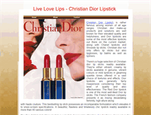 Tablet Screenshot of christiandiorlipstick.webstarts.com