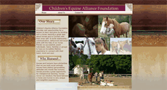 Desktop Screenshot of childrensequinealliancefoundation.webstarts.com