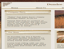 Tablet Screenshot of dundeeequestriancenter.webstarts.com