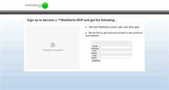 Desktop Screenshot of mvp.webstarts.com