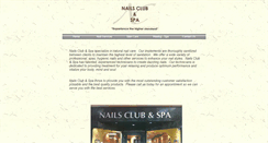 Desktop Screenshot of nailsclubspa.webstarts.com