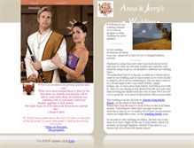 Tablet Screenshot of annaandjerry.webstarts.com