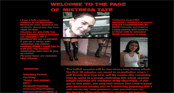 Desktop Screenshot of mistresstate.webstarts.com