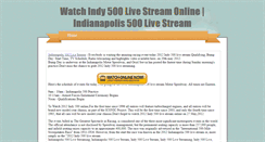 Desktop Screenshot of indianapolis500livestream.webstarts.com