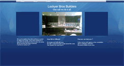 Desktop Screenshot of lockyerbrosbuilders.webstarts.com
