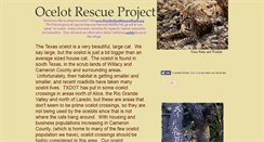 Desktop Screenshot of ocelotrescue.webstarts.com